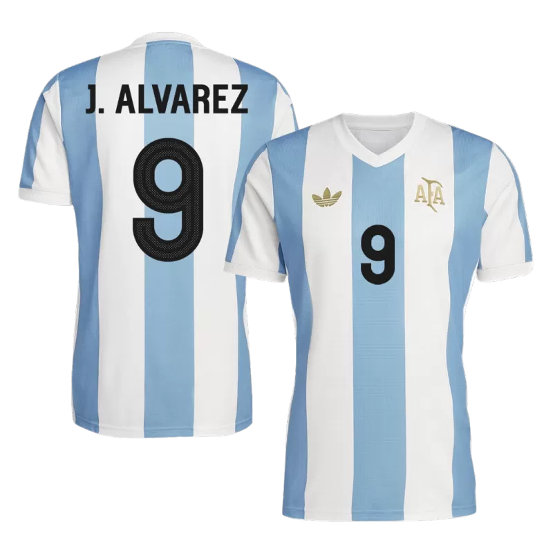 J. Álvarez #9 Maglia Argentina 2024 – 50º Anniversario – Blu
