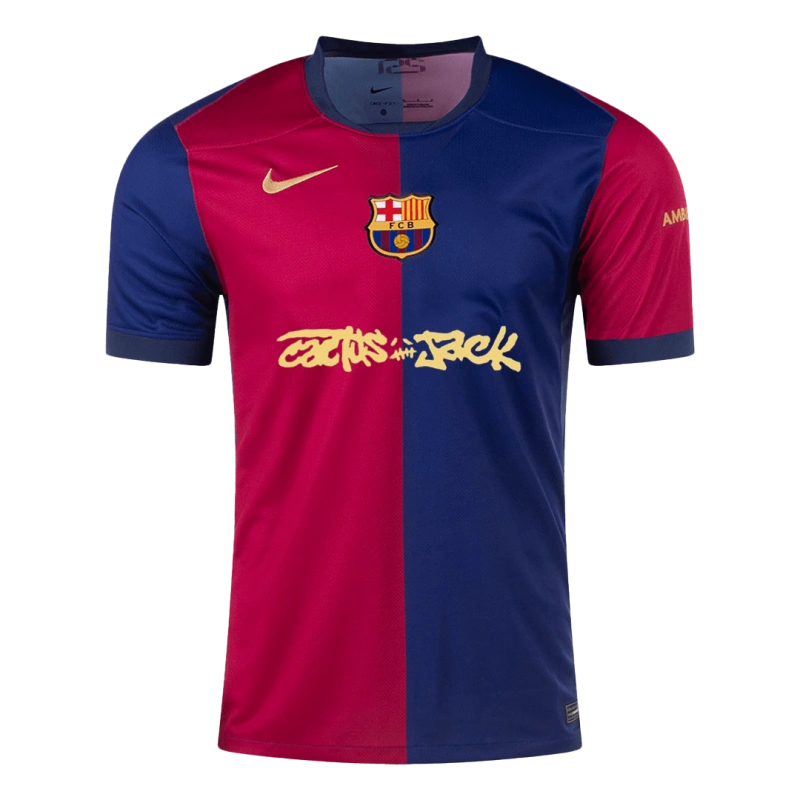 Maglia Home Barcellona x Travis Scott 2024/25 - Rossa e Blu