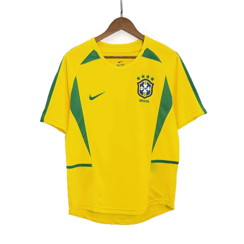 Brasile Maglia Retro Casa 2002/03 – Gialla 