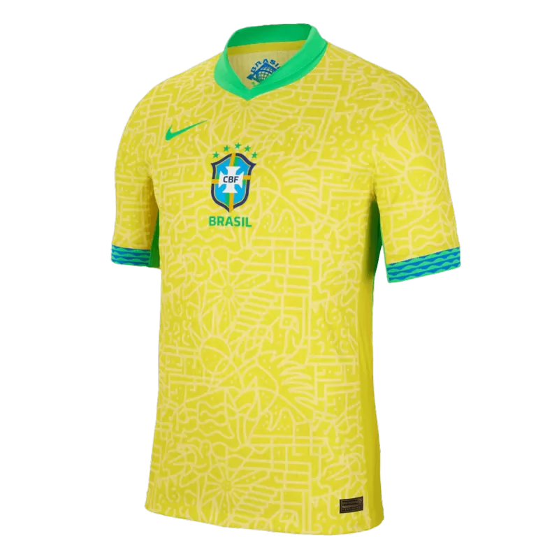 Maglia autentica del Brasile 2024 - Gialla