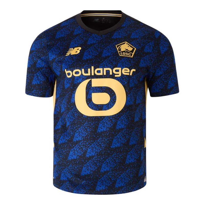 LOSC Lille 2025-2026 Terza Maglia – Blu Notte con Dettagli Gialli