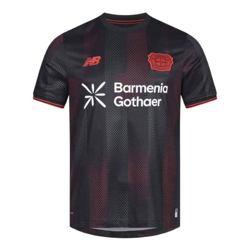 Bayer Leverkusen 2025/26 Maglia Casa – Rosso e Nero Classico