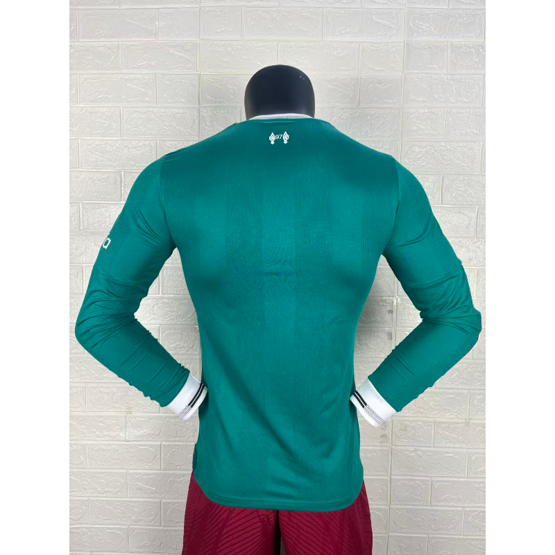 Liverpool 25/26 Terza Sea Green Maglia Lunga Giocatore Liverpool 25/26 Terza Sea Green Maglia Lunga Giocatore