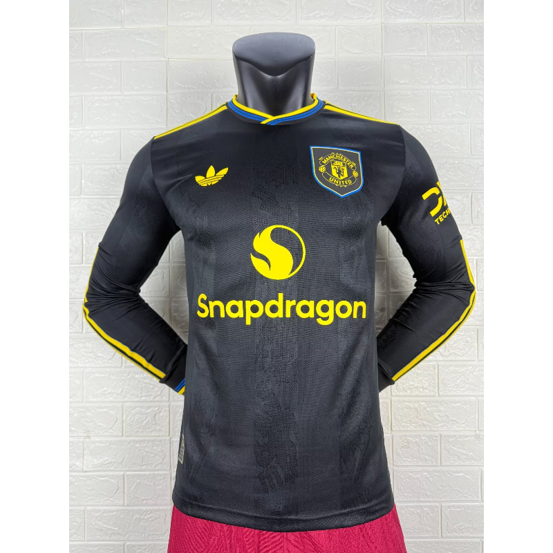 Terza Maglia Manica Lunga Manchester United 25/26 – Versione Giocatore Terza Maglia Manica Lunga Manchester United 25/26 – Versione Giocatore