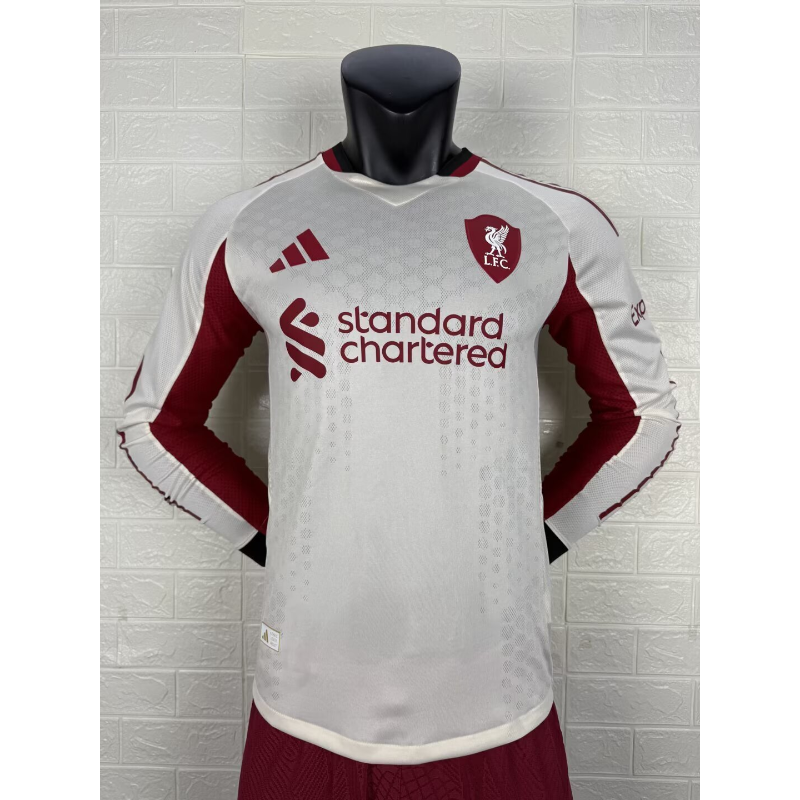 Liverpool 25/26 – Maglia Casa Manica Lunga Versione Giocatore Liverpool 25/26 – Maglia Casa Manica Lunga Versione Giocatore