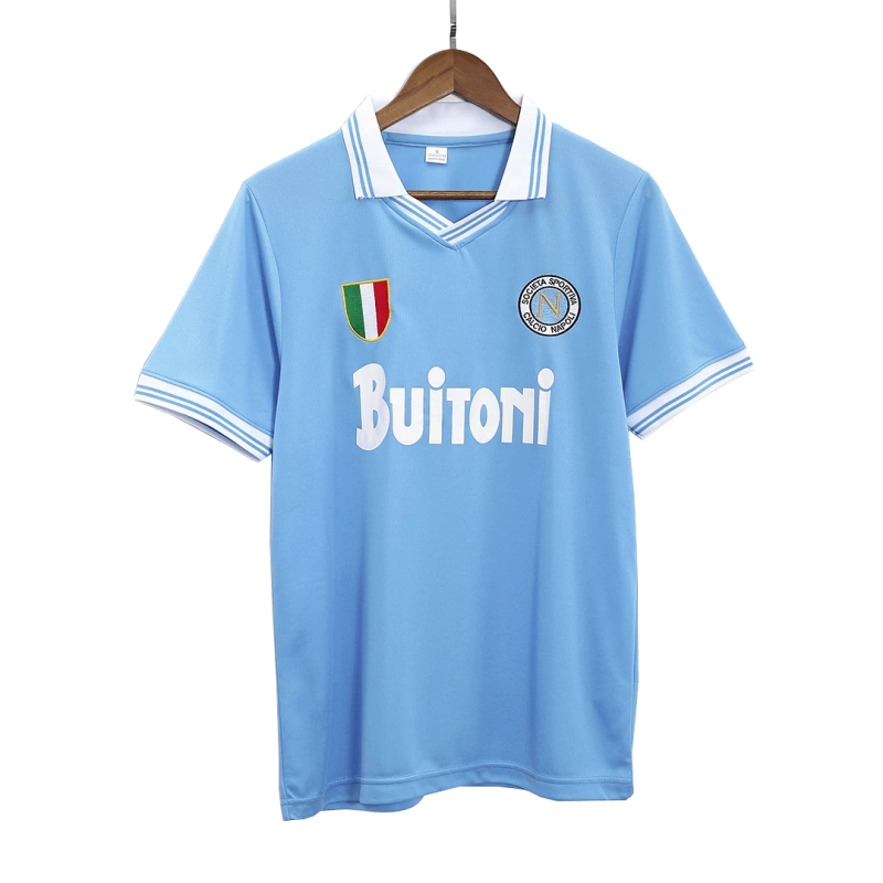 Maglia Vintage Napoli Home 1986/87 - Blu
