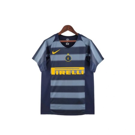 Maglia seconda  da trasferta alternativa vintage dell’Inter del 2004-2005 - Nero-Blu