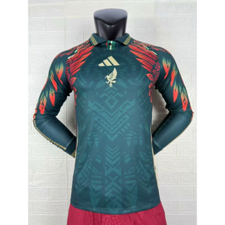 Divisa Casa Messico 2025/26 Maglia Manica Lunga Versione Giocatore