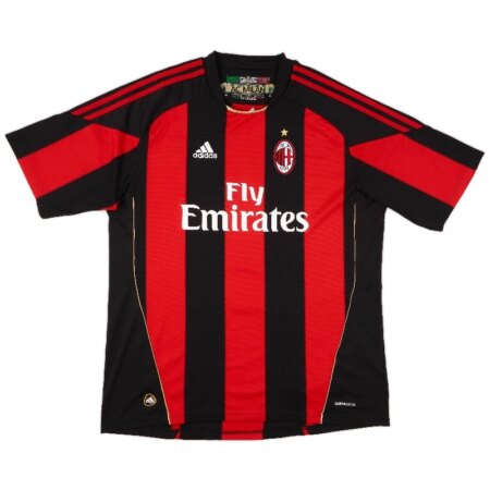 Maglia Calcio Vintage AC Milan Casa 2010-11 – Rossonera Classica