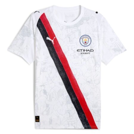 Maglia Manchester City KidSuper Club Coppa del Mondo 2025/26 - Bianca