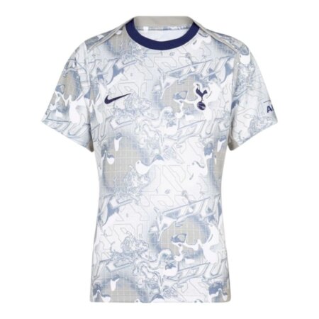 Tottenham Hotspur Maglia Pre-Partita Casa 2025-2026 – Grigio Astratto