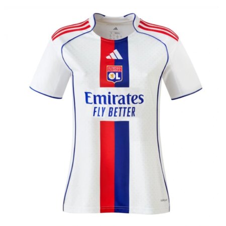 Maglia da Calcio Olympique Lyonnais Casa 2025-2026 - Bianco