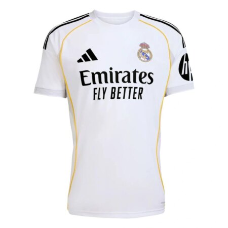 Maglia da Calcio Real Madrid Casa 2025-2026 – Bianco Classico