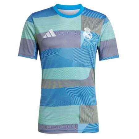 Maglia da Calcio Real Madrid Pre-Match 2025‑2026 – Blu/Verde