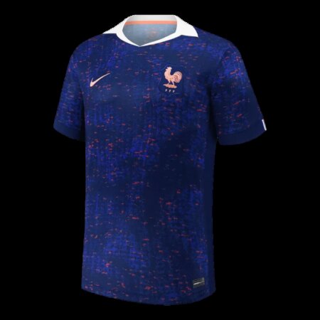 France Home Soccer Jersey 2025 - Women's Euro - Blu