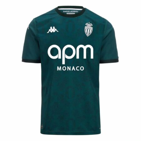 Maglia da Calcio AS Monaco Trasferta 2024‑2025 – Verde Smeraldo