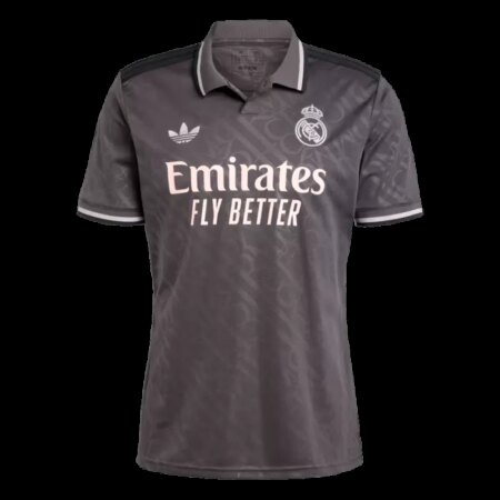Real Madrid Maglia Terza Trasferta 2024/25 – Colore Nero-Grigio