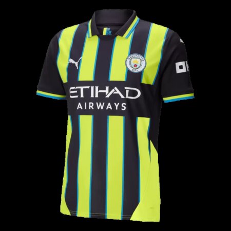 Manchester City Maglia Trasferta 2024/25 – Giallo & Nero