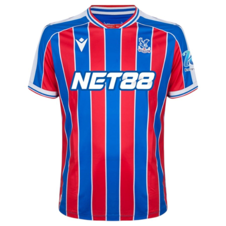 Maglia Casa Crystal Palace 2025/26 Macron – Righe Sottili Rosse E Blu