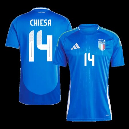 CHIESA #14 Maglia Casa Italia EURO 2024 - Blu