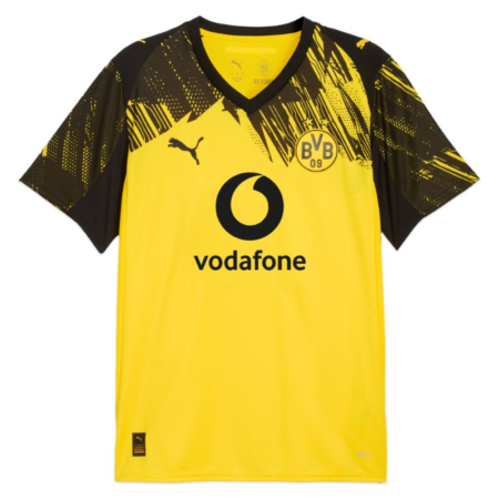 Maglia da Calcio Borussia Dortmund Casa 2025-2026 - Giallo e Nero