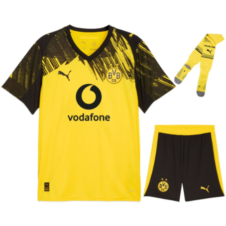 Borussia Dortmund Kit Casa 2025/26 Bambino – Giallo e Nero Energico