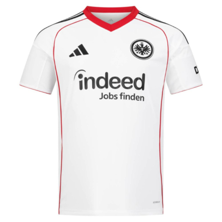 Eintracht Frankfurt Away Kit 2025/26 – Il Fascino Del Bianco Con Dettagli Rossi E Neri