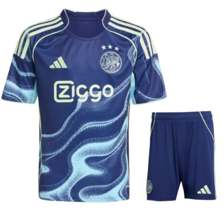 Set Bambino Ajax Trasferta 2025-2026 –  Blu Notte e Acqua