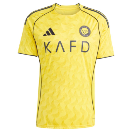 Al-Nassr 2025/26 – Maglia Casa Adidas Giallo con Dettagli Blu