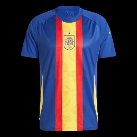 Maglia Pre-Gara della Spagna EURO 2024 – Blu
