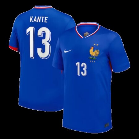 Maglia Casa Francia EURO 2024 KANTÉ #13 - Blu