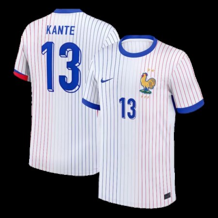 Maglia Trasferta Francia EURO 2024  KANTÉ #13 - Bianca