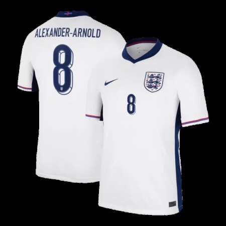 Maglia Casa Inghilterra EURO 2024 ALEXANDER-ARNOLD #8 - Bianca