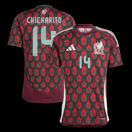 Maglia Home Messico Copa America 2024 CHICHARITO #14 - Rossa