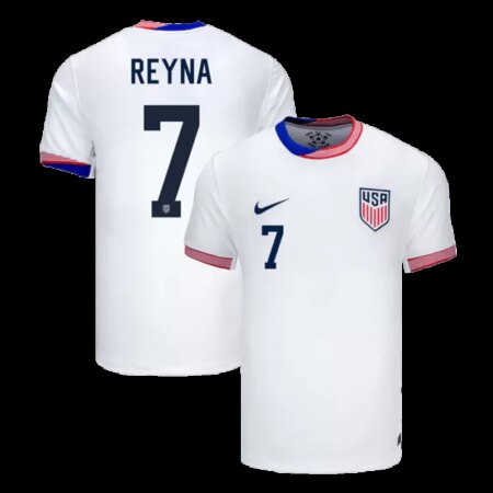 Maglia Home Stati Uniti Copa America 2024 REYNA #7 - Bianca