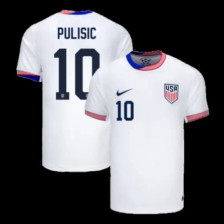 Maglia Home Stati Uniti Copa America 2024 PULISIC #10 - Bianca