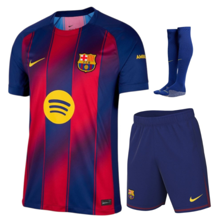 Set completo FC Barcelona 2025-2026 – Maglia Blaugrana (Bambini)