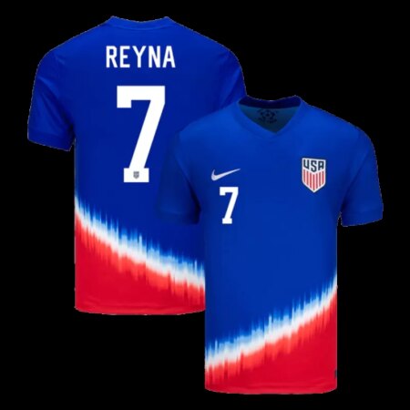 Maglia Away Stati Uniti Copa America 2024 REYNA #7 - Blu