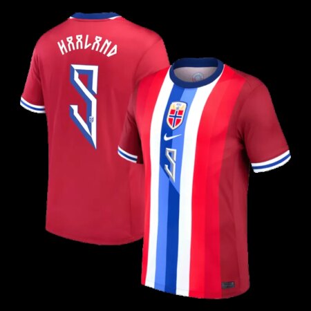 Maglia Home Norvegia 2024  HAALAND #9 - Rossa