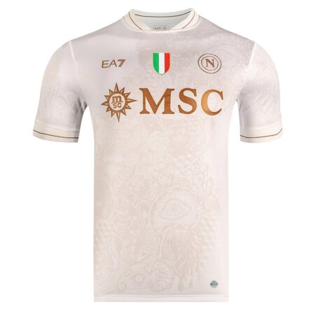 Maglia da Calcio Napoli Trasferta 2025‑2026 – Crema