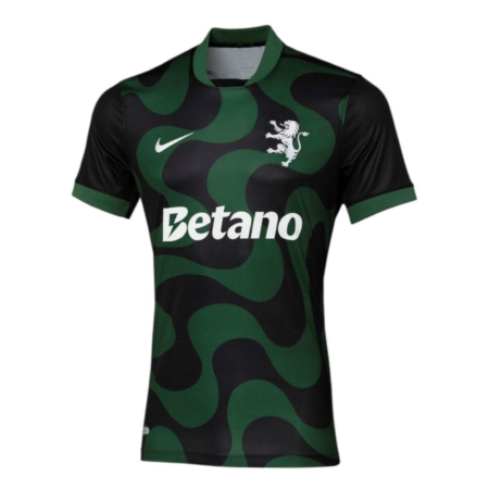 Maglia da calcio Sporting CP 2025-2026 – Terza Maglia Verde Menta con Dettagli Neri