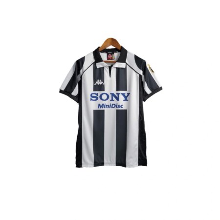 Maglia Calcio Vintage Juventus 1997–98 Home - Nero/Bianco
