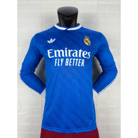 Maglia Terza Manica Lunga Real Madrid 25/26 – Versione Giocatore Premium