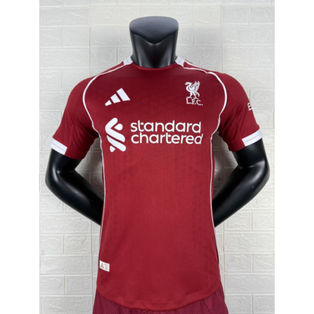 Maglia Casa Liverpool 25/26 – Versione Giocatore Short Sleeve